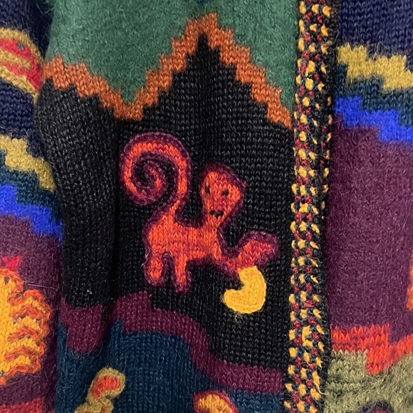 Baby Alpaca Cardigan Sweater Medium - Picture 2 of 6
